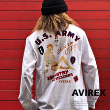 AVIREX US ARMY CREW NECK T-SHIRT 6193473画像