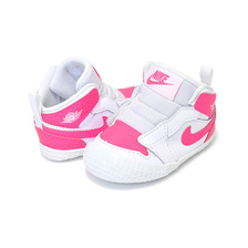 NIKE JORDAN 1 CRIB BOOTIE white/racer pink-racer pink AT3745-116画像