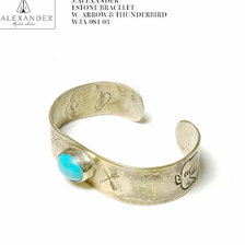 J.ALEXANDER 1STONE BRACELET W/ ARROW & THUNDERBIRD WJA-084-03画像