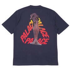 Palace Skateboards 19AW ROLLS P3 T-SHIRT NAVY画像