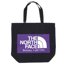 THE NORTH FACE PURPLE LABEL Logo Print Tote BLACK NN7954N画像