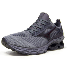 MIZUNO WAVE CREATION WAVEKNIT L.GRY/GRY/BLK J1GC1933画像