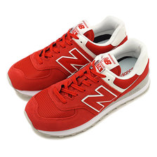 new balance WL574WEC RED画像