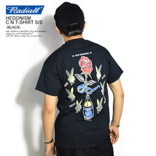 RADIALL HEDONISM CREW NECK T-SHIRT S/S -BLACK- RAD-19SSS-TEE003画像
