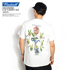 RADIALL HEDONISM CREW NECK T-SHIRT S/S -WHITE- RAD-19SSS-TEE003画像
