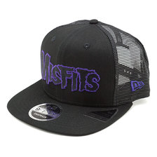 NEW ERA 9FIFTY MISFITS CAP BLK/PPL 12110758画像