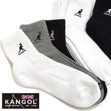 KANGOL 3P SOCKS 10792200/11088500画像