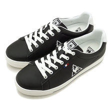 le coq sportif TELUNA BOUND COURT BLACK/WHITE QL1NJC12BW画像