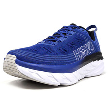 HOKA ONE ONE BONDI 6 BLU/BLK/WHT 1019269-GBAN画像