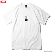 OBEY BASIC TEE "OBEY ICON FACES 30YEARS" (WHITE)画像