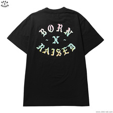 BORN X RAISED ROCKER TEE (BLACK) 33601画像