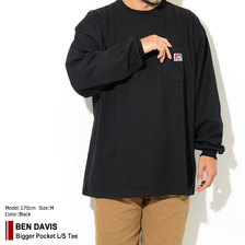 BEN DAVIS Bigger Pocket L/S Tee C-9780031画像