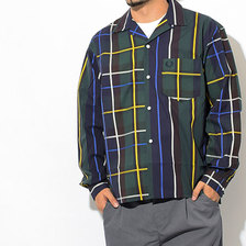 FRED PERRY Stripe Bowling L/S Shirt JAPAN LIMITED F4527画像