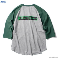 RADIALL SLOW BURN - CREW NECK T-SHIRT 3Q/S (HEATHER GRAY) RAD-19AW-CUT014画像