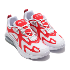 NIKE AIR MAX 200 WHITE/UNIVERSITY RED-METALLIC SILVER AQ2568-100画像