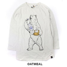 go slow caravan 鹿の子 ラグラン 8部袖TEE 321901画像