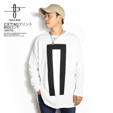 NO ID. C天竺NOプリントBIGロンT -WHITE- 845006-199TW画像