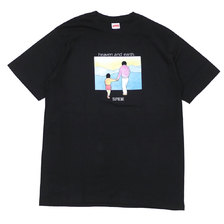 Supreme 19FW Heaven and Earth Tee BLACK画像