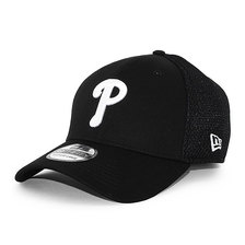 NEW ERA PHILADELPHIA PHILLIES 39THIRTY FLEX CAP BLACK NR11591286画像