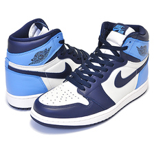 NIKE AIR JORDAN 1 HI OG sail/obsidian-unibersity blue 555088-140画像