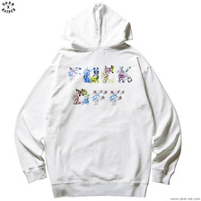 BORN X RAISED FUCK OFF BEARS HOODY (WHITE) 33301画像