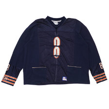 AWESOME BOY &times; Ichiryu made REMAKE FOOTBALL KUNG-FU L/S SHIRT NAVY画像