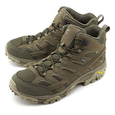 MERRELL M MOAB2 MID GORE-TEX WIDE WIDTH OLIVE J99773W画像