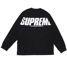 Supreme 19FW Trademark L/S Top BLACK画像