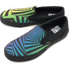 VISION STREET WEAR CANVAS SLIP-ON GATOR RAINBOW VSW-8151画像