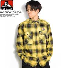 BEN DAVIS BIG CHECK SHIRTS G-9780026画像