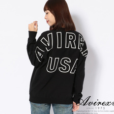 AVIREX WOMEN'S BIG LOGO SWEAT SHIRT 6293137画像