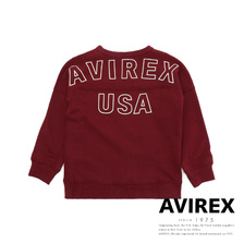 AVIREX KIDS BIG LOGO CREW NECK 421019303画像
