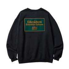 Liberaiders QUADRIGA SWEATSHIRT BLACK 763071903-09画像