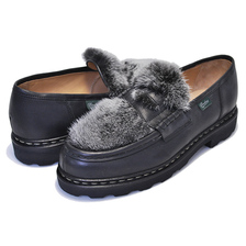 paraboot REIMS/MARCHE(PL) NOIRE-LIS NOIR/VISON 102985画像