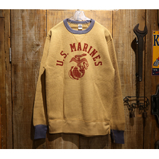 TOYS McCOY BIG WAFFLE CREW NECK SHIRT &ldquo;U.S.MARINES&rdquo; TMC1950画像