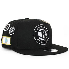 NEW ERA BROOKLYN NETS 2018 NBA DRAFT 9FIFTY SNAPBACK BLACK NE11609197画像