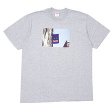 Supreme 19FW Banner Tee GRAY画像