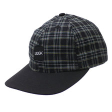 LQQK Studio PLAID HAT BLACK画像