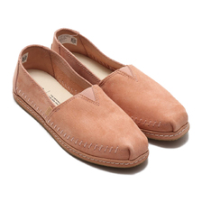 TOMS ALPARGATA LEATHER WRAP Sand Pink Pig Suede 10014391画像