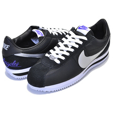 NIKE CORTEZ BASIC LOS ANGELES black/metallic silver-white CI9873-001画像