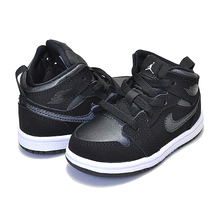 NIKE JORDAN 1 MID SE(TD) black/anthracite-white BQ6933-012画像