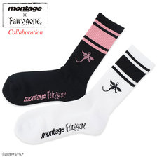 montage &times; Fairy gone Line Socks MT-OFG02画像