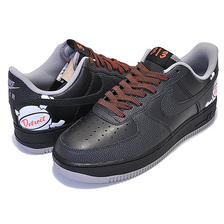 NIKE AIR FORCE 1 07 LV8 DETROIT AWAY black/black-atmosphere grey CD7789-001画像