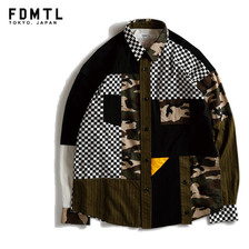 FDMTL BORO PATCHWORK SHIRT RINSE FA20-SH15B画像
