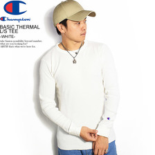 Champion BASIC THERMAL L/S TEE -WHITE- C3-Q405画像