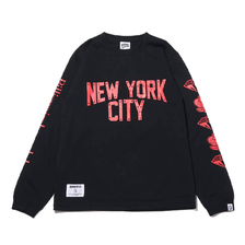 Billionaire Boys Club NEW YORK CITY L/S T-SHIRT BLACK BBCJP103T005画像