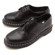 Dr.Martens 1461Z WHITE STITCH BLACK SMOOTH 24757001画像