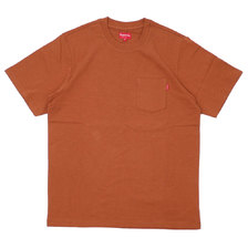 Supreme 19SS S/S Pocket Tee RUST画像