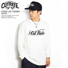 CUTRATE LOGO L/S T-SHIRT -WHITE-画像