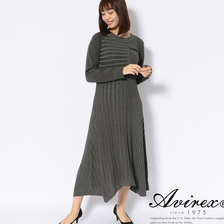 AVIREX RIB IRREGUARITY HEM ONEPIECE 6294011画像